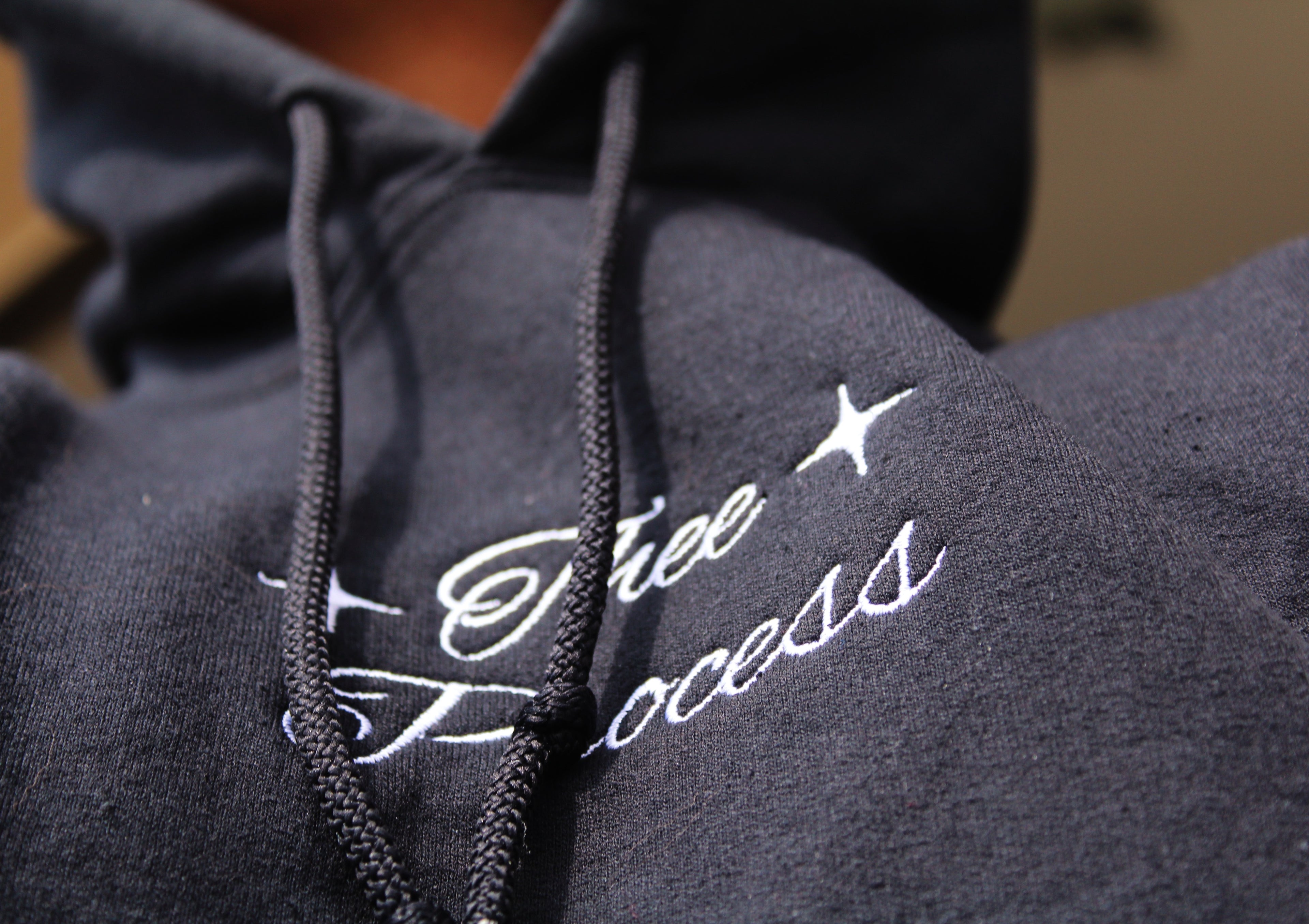 Thee Process Embroidered Hooded Sweatshirt