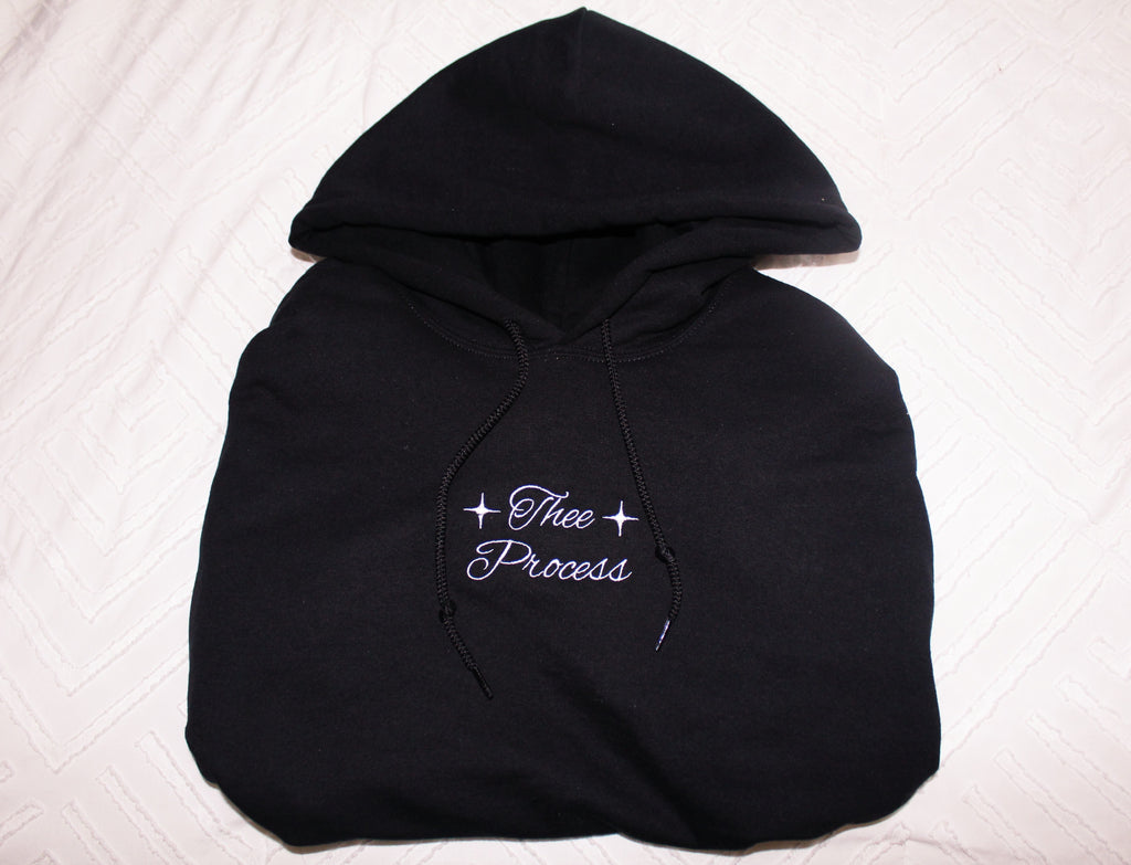 Thee Process Embroidered Hooded Sweatshirt